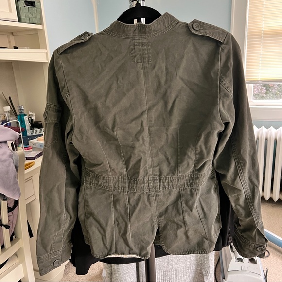 forever 21 green utility jacket - Picture 2 of 2